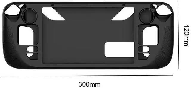 Alt view image 6 of 8 - Silicone Console Protector Anti Slip Soft Shell Game Console Cover with Foldable Bracket Replacement Accessories for Steam Deck