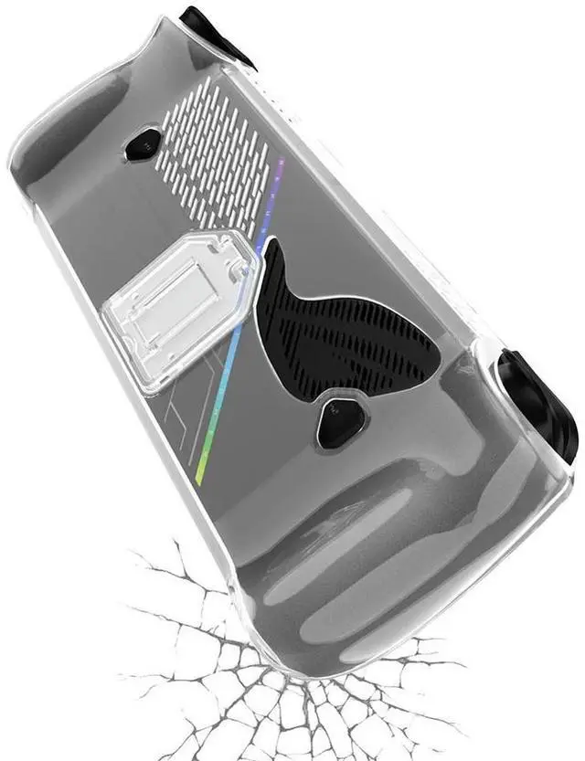 Alt view image 6 of 8 - For ROG Ally X Console Protector Shell Sleeve with Bracket Soft TPU Protective Shell Shockproof Drop-proof Game Accessories