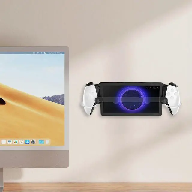 Alt view image 5 of 8 - For Portal Game Console Controller Bracket Space Saving Console Holder Wall Mount Wall Hanging Holder for PS5 Portal