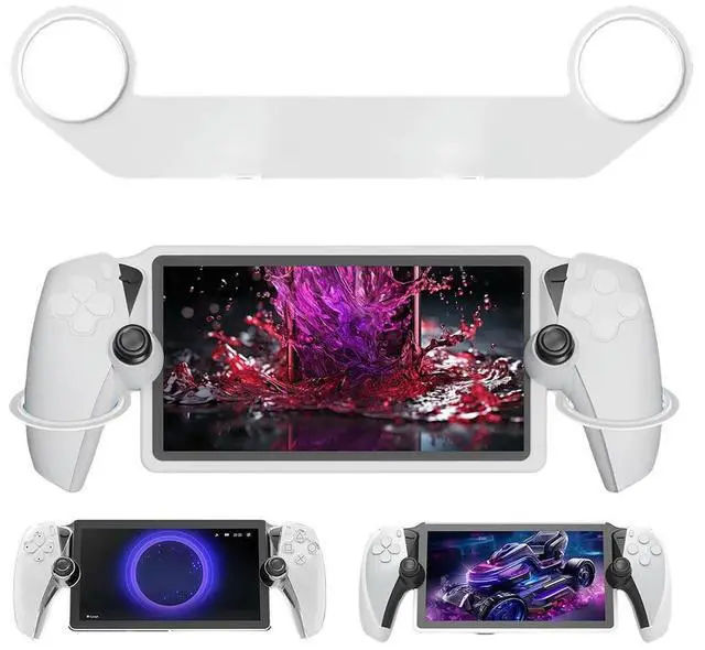 Alt view image 6 of 8 - For Portal Game Console Controller Bracket Space Saving Console Holder Wall Mount Wall Hanging Holder for PS5 Portal
