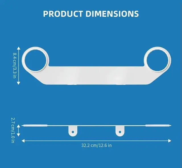 Alt view image 8 of 8 - For Portal Game Console Controller Bracket Space Saving Console Holder Wall Mount Wall Hanging Holder for PS5 Portal