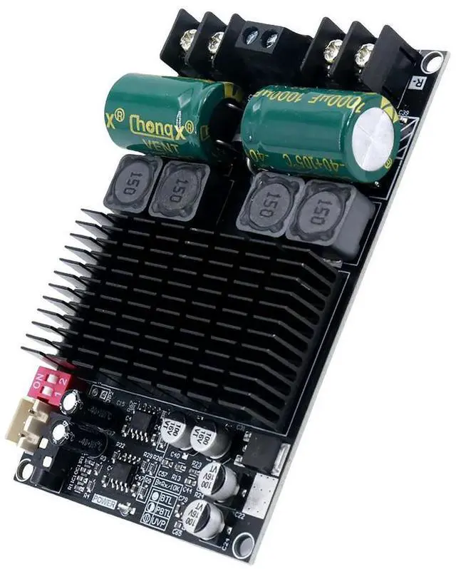 Alt view image 7 of 7 - ZK-2001 TPA3221 Pure Amplifier Board 100Wx2 Dual Channel Stereo Audio Amp DC 10-30V 200W AMP Bridged Mono Subwoofer Speaker