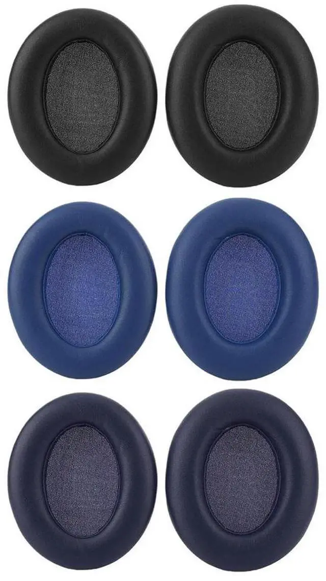 Alt view image 2 of 8 - Replacement Ear Pads for Anker Soundcore Life 2 Q20 Q20+ Q20I Q20BT (Black)