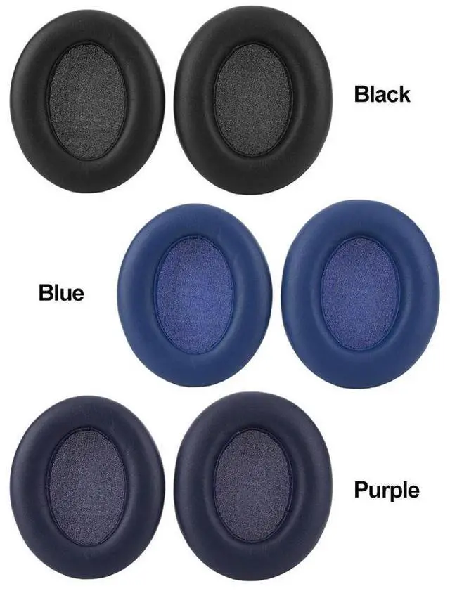 Alt view image 4 of 8 - Replacement Ear Pads for Anker Soundcore Life 2 Q20 Q20+ Q20I Q20BT (Black)