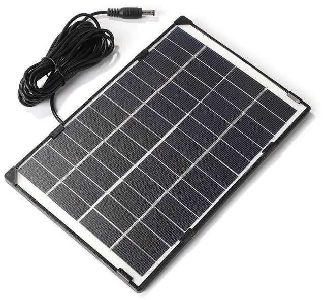 Alt view image 3 of 8 - 6W Portable Solar Panel Small Power Solar Outdoor Mobile Phone Charger Outdoor Emergency Device Kits