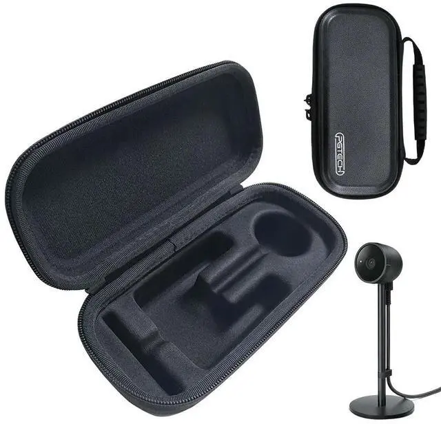 Alt view image 2 of 8 - NS2 Camera Bag PU Leather Portable Carrying Case Waterproof Hard Shell Box for Outdoor NS2 Organizer Bag