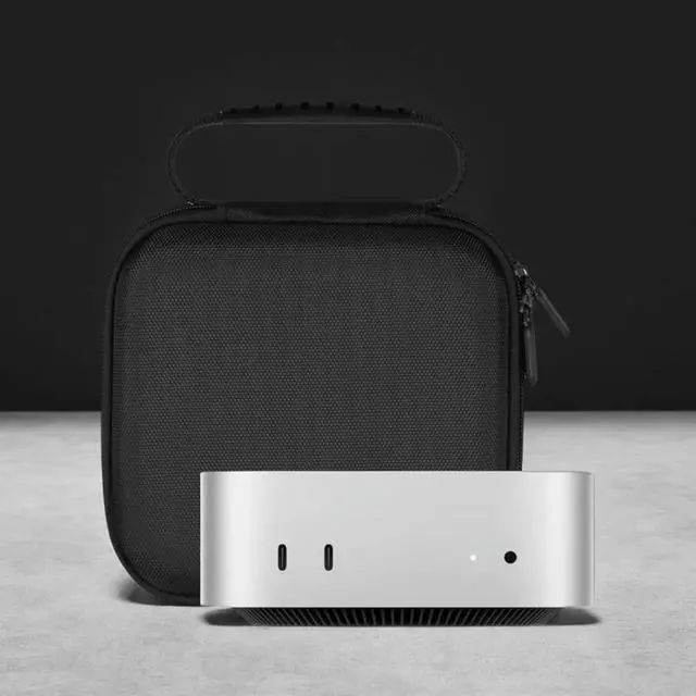 Main image of Hard Carrying Case Shockproof Protective Case with Mesh Pocket Carrying Bag Portable Case for 2024 Mini M4/M4 Pro Chip