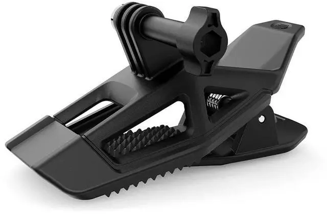 Alt view image 3 of 7 - Helmet Clamp Mount Motorcycle Helmet Chin Bracket Sport Camera Clip for GoPro 13 12 11 10 9 8 for Osmo Action 5 Pro 4 3