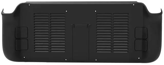 Alt view image 4 of 7 - Plastic Rear Cover with Screwdriver Screws Portable Cooling Protective Cover with Support Replacement Accessories for Steam Deck