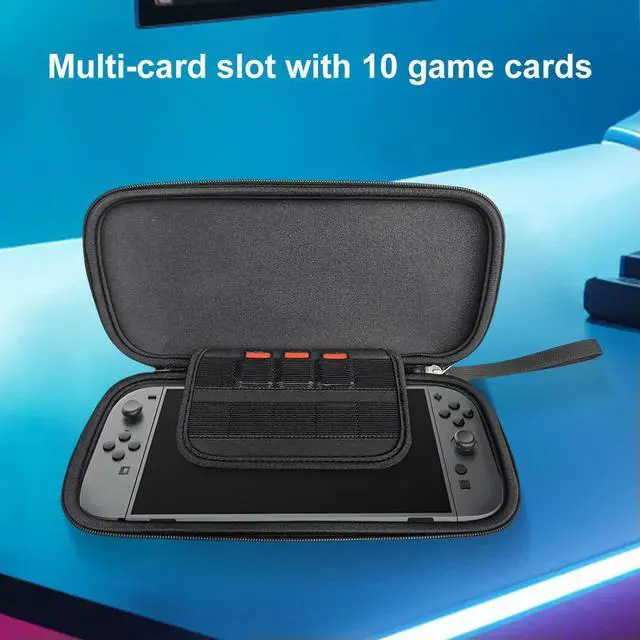 Alt view image 3 of 4 - Carrying Case for Switch 2 with Game Card Holder Portable Bag Game Conslole Case Protective Travel Bag Games Accessories