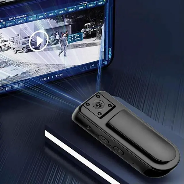 Alt view image 2 of 7 - HD 1080P Wearable Worn Bodycam Night Vision Portable Small Personal Camcorder with Audio & Video Recording Body Worn Cam