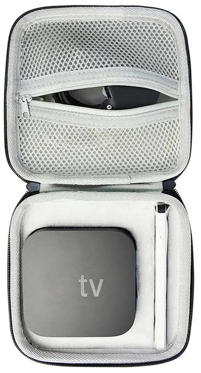 Alt view image 4 of 7 - Carry Case for TV 6th Generation Box Remote Hard Carrying Pouch