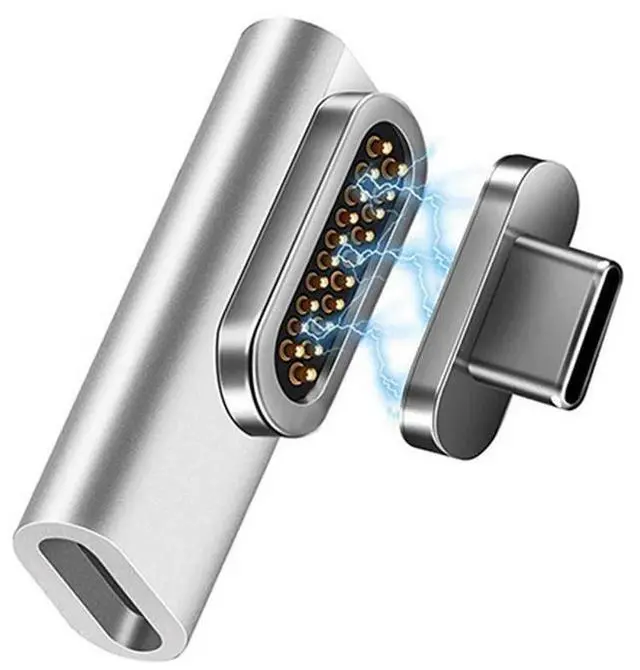 Main image of Magnetic Type-C 3.1 USB C Adapter Aluminum Alloy 20Pin Notebook Laptop PD Charging Converter for MacBook