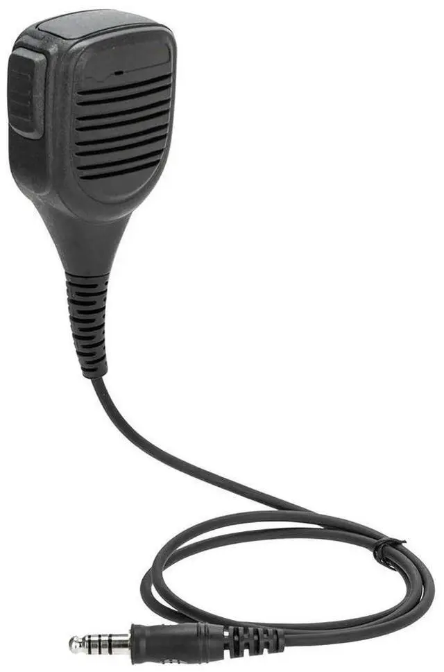 Alt view image 3 of 7 - 7.1mm Speaker Mic Microphone with PTT Walkie Talkie Speaker Microphone Handheld Walkie-talkie Microphone for Walkie Talkie
