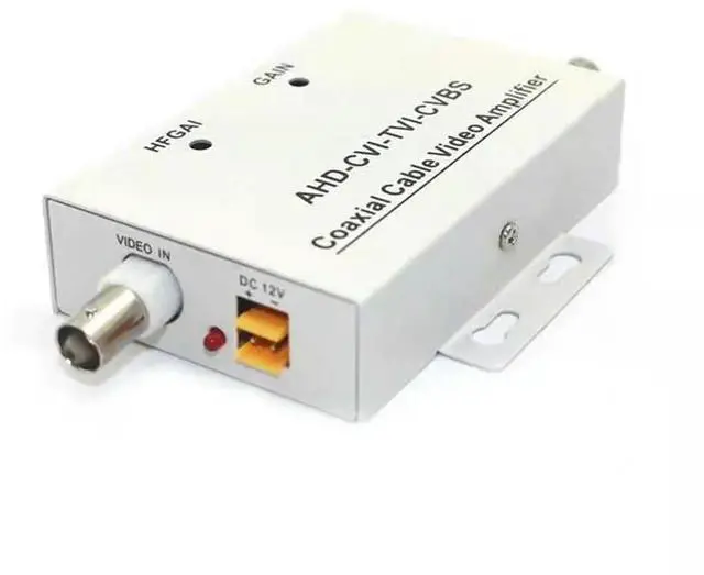 Alt view image 3 of 6 - Coaxial Cable BNC Video Amplifier Booster 1 Channel Coaxial Cable Video Amplifier BNC AMP Extender Booster CCTV