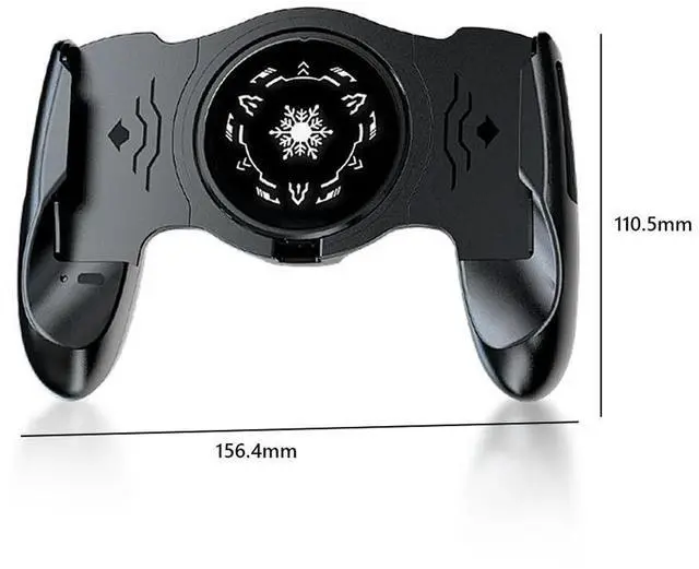 Alt view image 4 of 6 - Mobile Gaming Controller with Cooling Fan Type-C Phone Controller Joystick Mobile Joystick Controller for Android iOS Switch PC