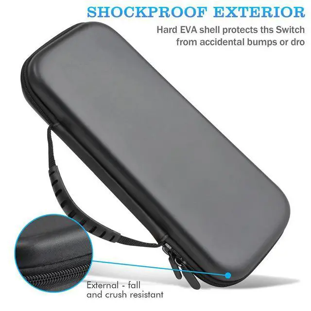 Alt view image 3 of 7 - Travel Carrying Case Anti-Scratch Hard Carrying Case Shockproof Protective Bag Built-in Stand Design for Portal