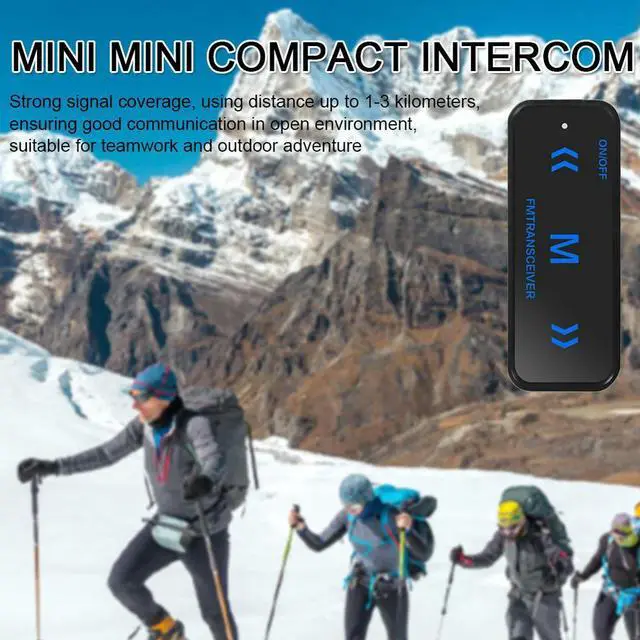 Alt view image 4 of 5 - Mini Walkie Talkie 400-480Mhz FM Radio Transceiver 2W Handheld Walky Talky USB Charging for Hair Salon Beauty Parlor Repair Shop