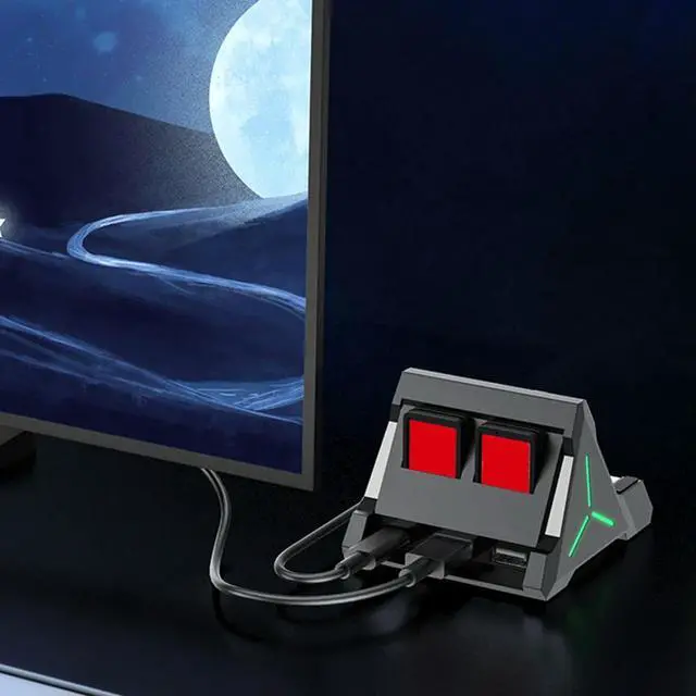 Main image of For Switch TV Docking Station TV Adapter with HDMI-Compatible USB Type C Ports TV Dock Base Charger Stand for Nintendo Switch