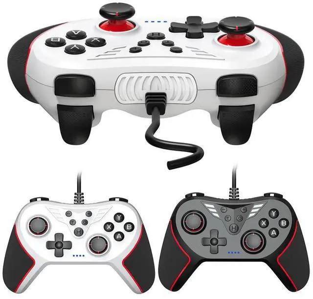 Alt view image 2 of 8 - USB Wired Controller with Vibration Wired Gamepad Wired Gamepad Controller for Nintendo Switch Console PC XP/7/8/10