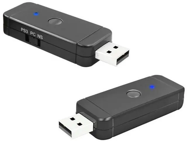 Alt view image 4 of 7 - Wireless Wired Controller Gamepad Converter Adapter Lightweight Game Playing for Nintendo Switches PS3 PC Elements