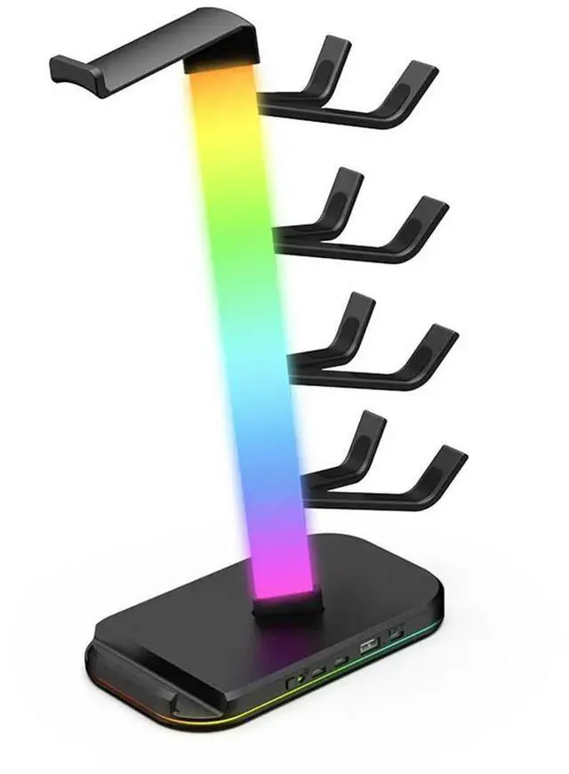 Alt view image 4 of 7 - 3 in 1 Universal Organizer 2 X Type-C & 1 X USB 2.0 Gaming Controller Headset Holder for Switch/Headphones/Controller