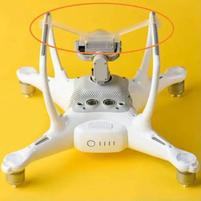 Alt view image 3 of 8 - Gimbal Stabilizer Lock for Phantom 4 Genuine Drone Repair Part apply to phantom 4 drone camera lens cap protector