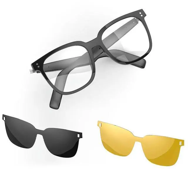 Alt view image 3 of 7 - AI Translate Eyeglasses BT 5.4 Call ligent Translator Glasses Rechargeable Audio Music Call Sunglasses for Men Women