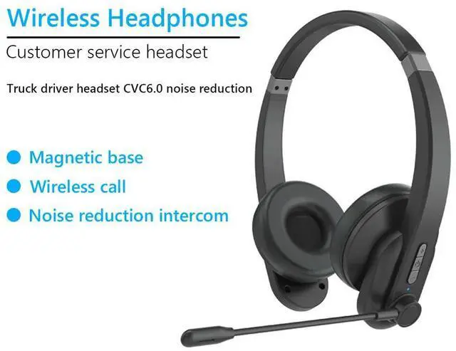 Alt view image 3 of 7 - Call Center Headset MIC Service Headphone for Cordless Telephone Headset Centre/Traffic/Computer Headphone