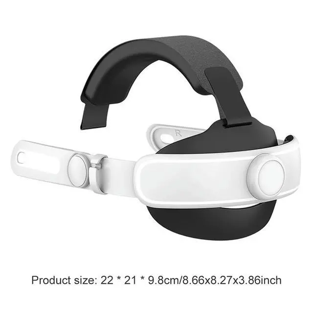 Alt view image 4 of 8 - Adjustable Head Strap Enhanced Support and Comfort Replacement Elite Strap VR Headset Strap for Quest 3S/Quest 3