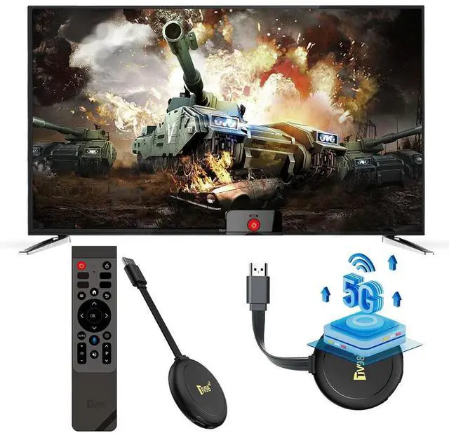Alt view image 4 of 7 - Android 14 TV Box Dual Set Top Box Quad Core ARM Cortex-A53 4K HD TV Video Player for HD Movies Internet Applications