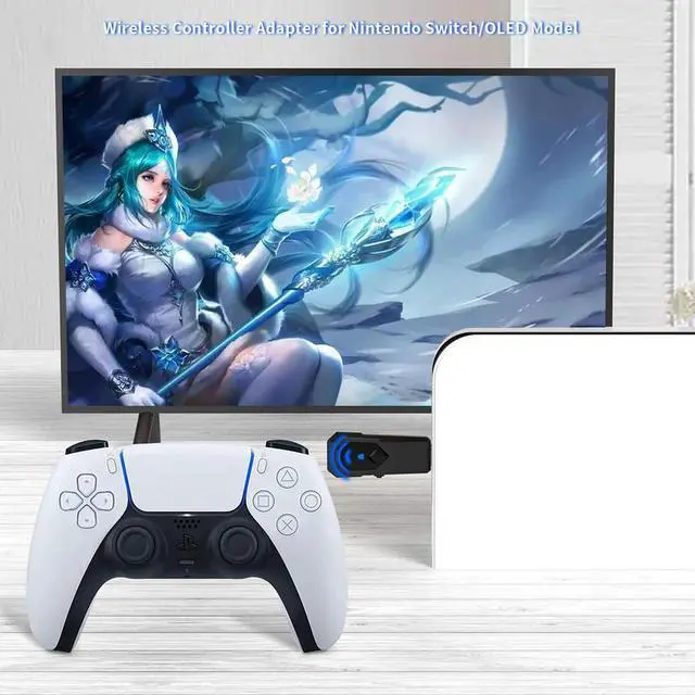 Alt view image 3 of 7 - USB Gamepad Converter Bluetooth-Compatible/Wired Wireless Converter Wireless Controller Converter for PS4/PS3/Switch/PC