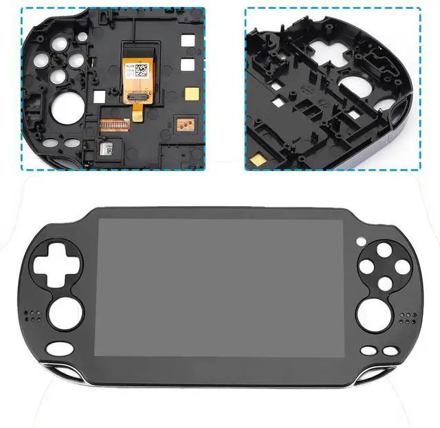 Alt view image 2 of 7 - LCD Display Screen with Frame Touch Screen Assembly Replacement LCD Screen Display Panel for PS Vita PSV 1000