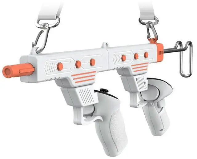 Alt view image 2 of 4 - VR Gunstock VR Shooting Game Accessories VR Controller Stock Rifle Adapter Controller Grips for Quest 3/3S