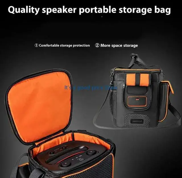 Alt view image 2 of 8 - Compactly Padded Carrying Case Specifically For Partybox2 Speaker Bag Protections During Transport
