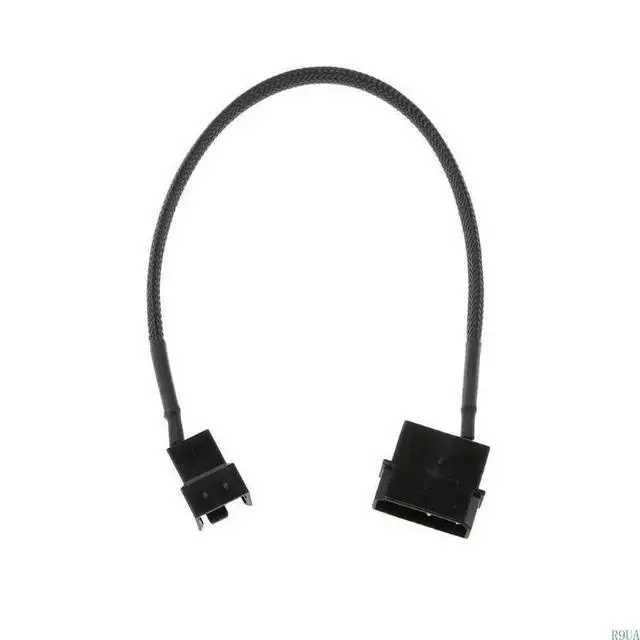 Alt view image 5 of 7 - 4-Pin Molex Male to 3-Pin/4-Pin PWM Fan , PC Fan Power Extension Cable Converter