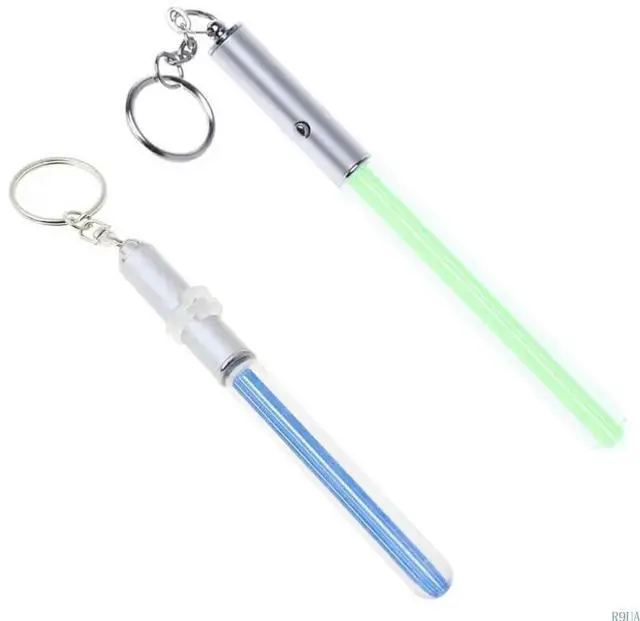 Alt view image 5 of 7 - LED Light Glow Keychain Glow Pen Dark Emergency Decoration Light up Lightsaber Keychains for Creative Small