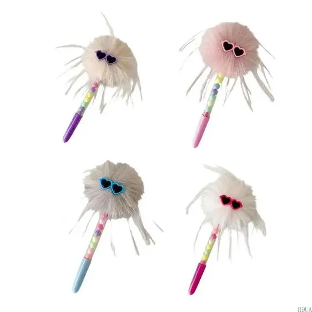 Alt view image 5 of 7 - Playful Eyewear Shaped Writing Tool With Unique Hair Features For Gifting Or Use