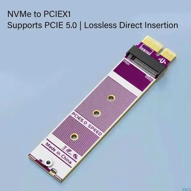 Alt view image 7 of 7 - PCIe 5.0 To NVMe Expansion Card Supports M.2 2280/2242/2230 Unit