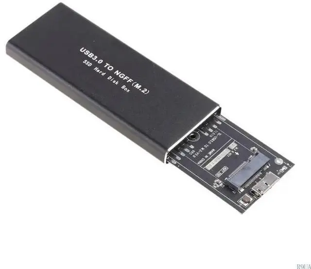 Alt view image 6 of 7 - USB3.0 to for M.2 NGFF B for Key SSD 2242 2280 Adapter Card Converter Enclosure