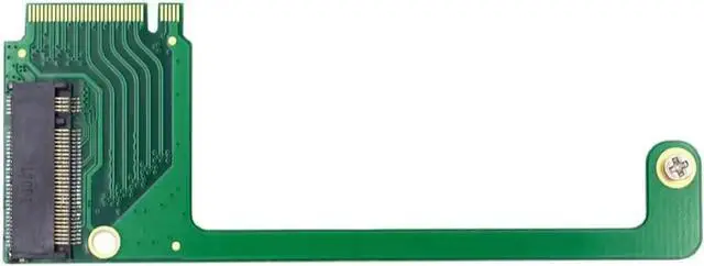 Alt view image 5 of 7 - 90 Degree Angled PCI-E 4.0NVME M-Key M.2 22x30mm to 22x80mm High Extension SSD Converter Board Upgrade Expansion Adapter