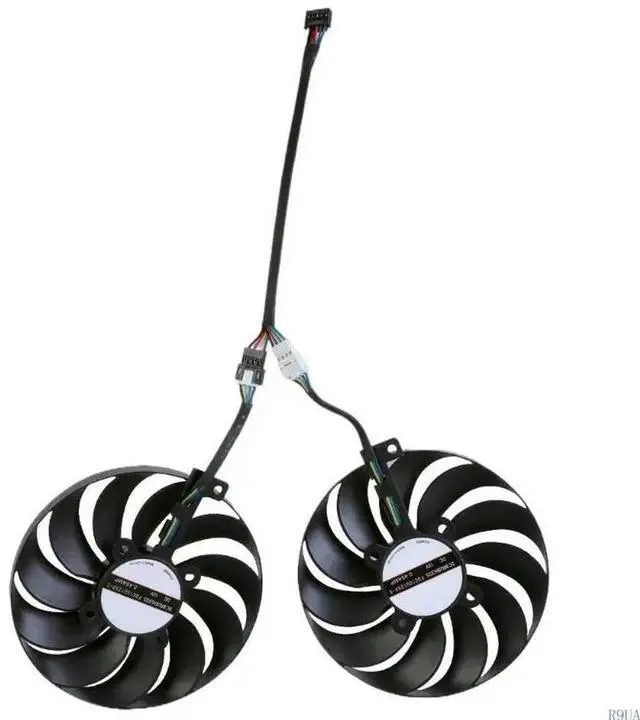 Alt view image 5 of 7 - FDC10U12S9-C GPU Fan Quiet Running For RX5500XT Extends GPU Life And Supports Heavy Gaming Loads
