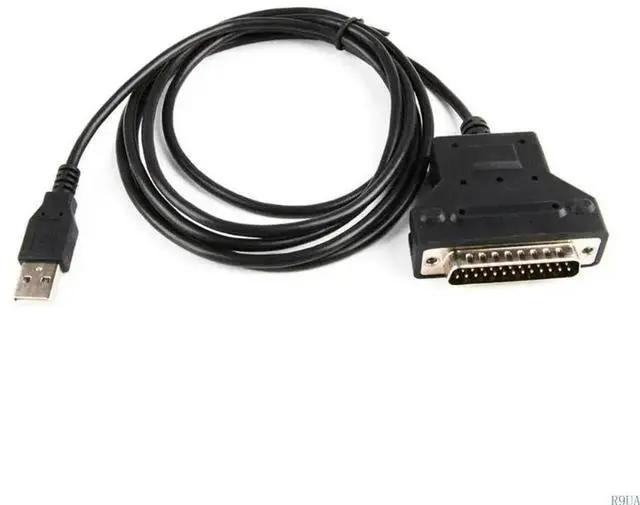 Alt view image 2 of 7 - USB to DB25 25Pin Male Adapter Cable RS232 Cord for Vintaged Printers 180CM