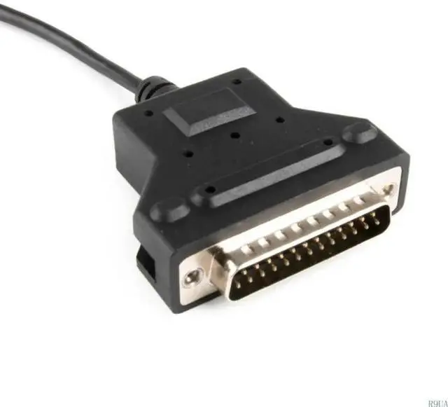 Alt view image 4 of 7 - USB to DB25 25Pin Male Adapter Cable RS232 Cord for Vintaged Printers 180CM