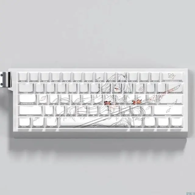 Alt view image 3 of 7 - 74 Keys Anime Side Print Keycaps PBT Keycaps for 61 67 68 Mechanical Keyboards