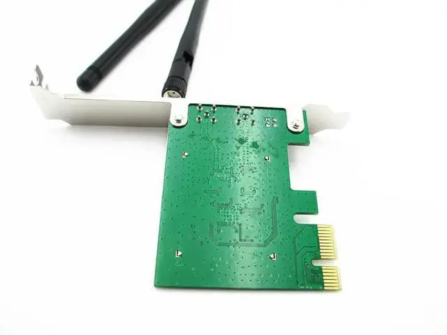 Alt view image 4 of 6 - PCI-e PCI Express 300M 802.11b/g/n Wireless Card Adapter for Desktop Laptop