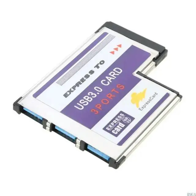 Alt view image 3 of 4 - 54mm for Express Card 3 Port USB Adapter Expresscard for Laptop FL1100 Chip