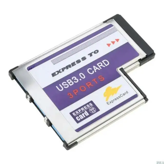 Alt view image 4 of 4 - 54mm for Express Card 3 Port USB Adapter Expresscard for Laptop FL1100 Chip