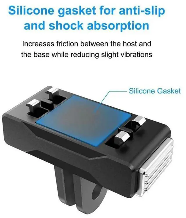 Alt view image 7 of 7 - For X5 Ace Pro2 Magnetic Quick Release Base Shock Absorption Design Magnetic Buckle