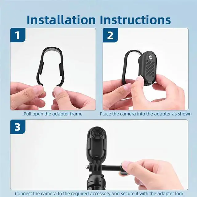 Alt view image 7 of 7 - For GO3 GO3S Frame Shell Extend Case Adapter Mount Long Screw Heat Dissipation Bracket Protection Bracket Frame